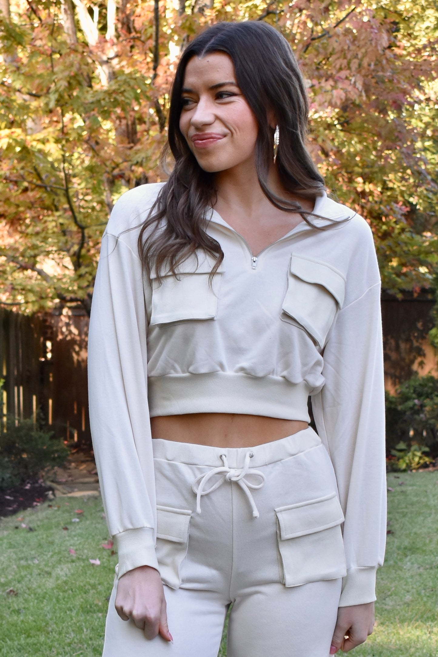 CARGO SWEATPANTS SET