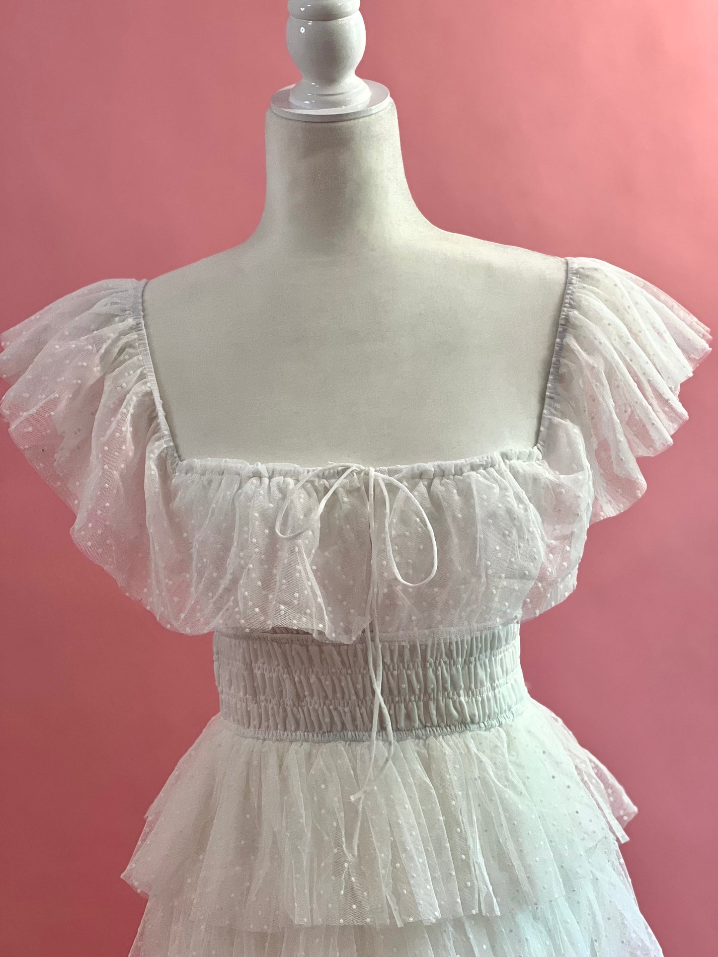 TIERED RUFFLE DRESS