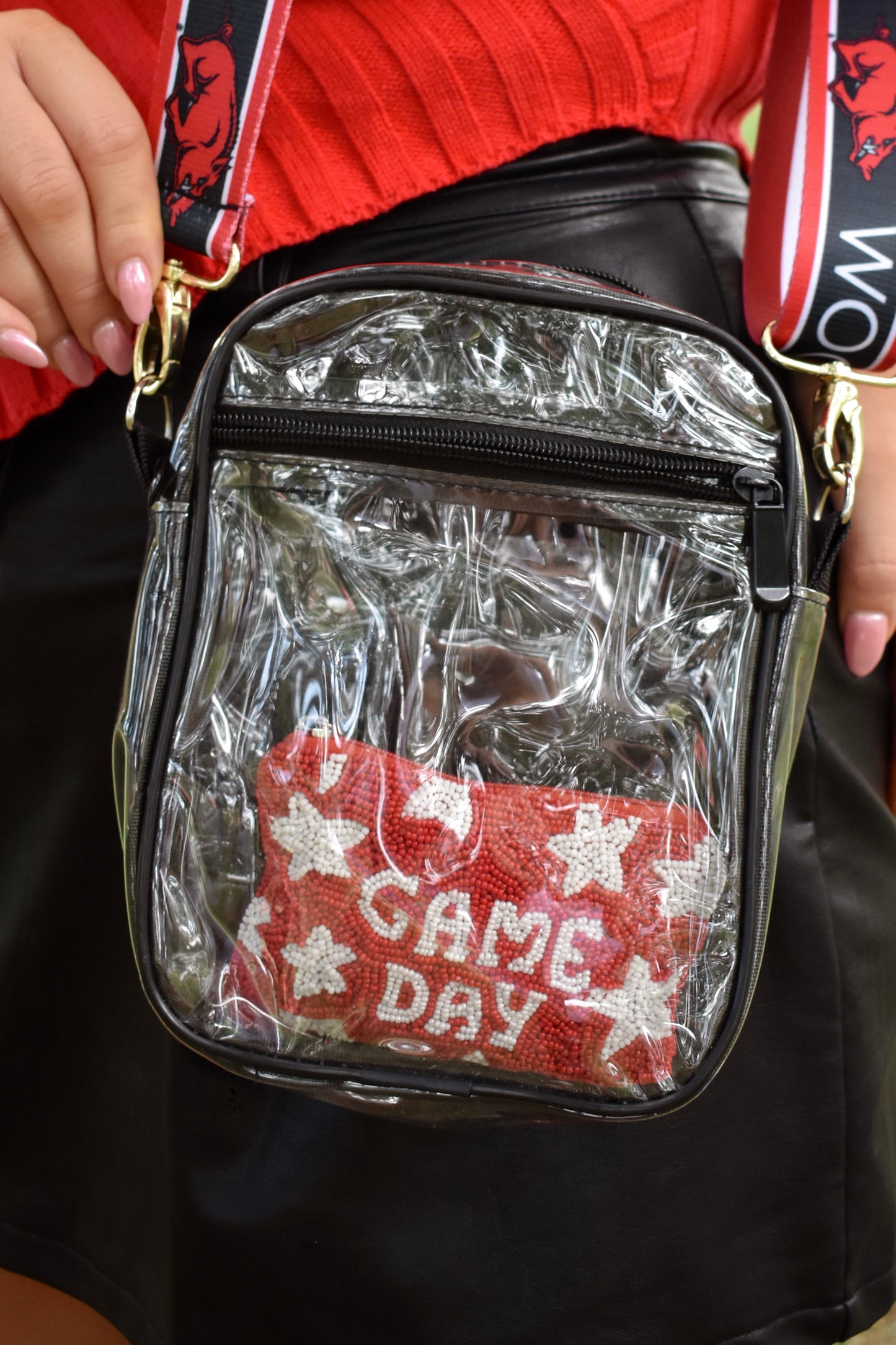 GAMEDAY BEADED WALLET