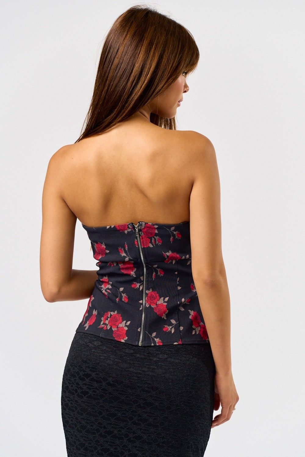 ROSE CORSET TOP