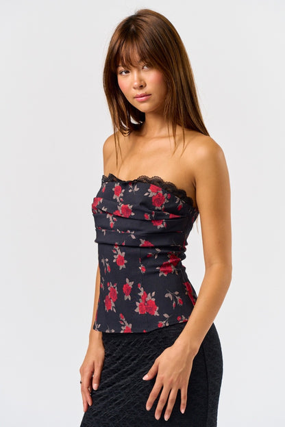 ROSE CORSET TOP