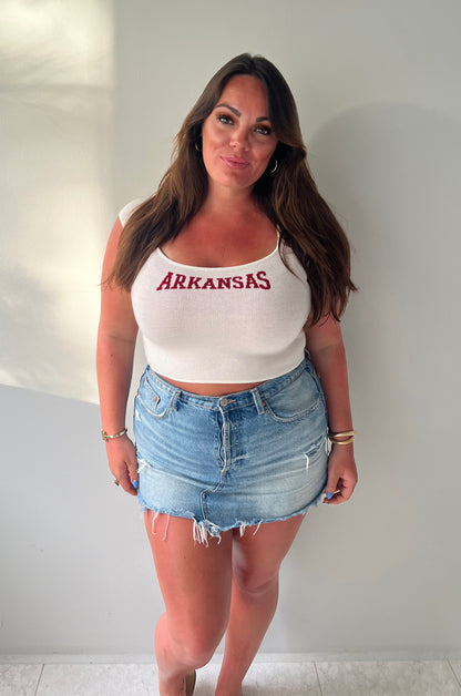 ARKANSAS SHORT SLEEVE SWEATER