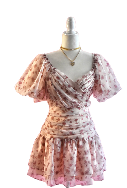 Shift Floral Pink Dress (Test)